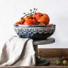 Better Homes & Gardens Teal Medallion Serve Bowl