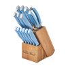 Pioneer Signature 14-Piece Stainless Steel Knife Block Set, Periwinkle