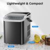 Small Portable Home Use Ice Maker,Black