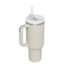 1200ml Stainless Steel Mug Coffee Cup Thermal Travel Car Auto Mugs Thermos 40 Oz Tumbler with Handle Straw Cup Drinkware New In