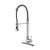 Single Handle Commercial Modern Spring High Arc Kitchen Faucet