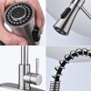 Single Handle Commercial Modern Spring High Arc Kitchen Faucet